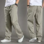 Men's Cargo Pants Summer Spring Cotton Work Wear JoggersSw eatpants  Trousers - Image 4
