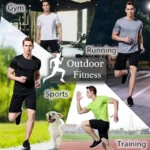 Men's Quick Dry Short Sleeve Gym Running Moisture Wicking Round Neck T-Shirt - Image 6
