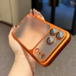 Luxury Transparent Matte Phone Case For iPhone 17Pro Air 17 16 15 14 13 12 11 Pro Max Lens - Image 2