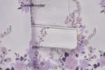 G&N Series Men Suits Blazer Beautiful Lilac Purple Floral Pattern Tuxedos 3 Pieces - Image 5