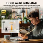QCY MeloBuds Pro ANC Bluetooth 5.3 Earphones Wireless 46dB Hybrid ANC Hi-Res LDAC Earbuds - Image 3