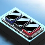 20000mAh Mini Power Bank Portable Charger Mirror Screen LED Digital Powerbank - Image 6