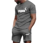 Summer Men's Sets Fashion Tracksuit Men Short Sleeve T Shirts - Image 6
