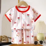 2PCS Children Clothing Set Child T-shirt Suit - Image 6