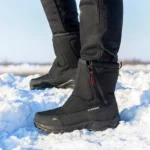 Men's Winter Waterproof Insulated Shell Warm Inner Comfortable Outdoor Snow Boots - Image 6
