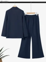 ZANZEA 2026 Spring Autumn Women Outfits Office 2 Piece Sets Elegant Long Sleeve - Image 5