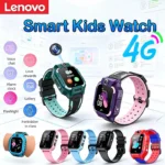 Lenovo 4G Kids Smart Watch 8K Camera SOS GPS Tracker Sim Card Call