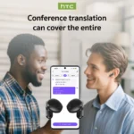 Translator HTC NE20 New Bluetooth 6.0 Wireless Headphones Translation Earphones IPX4 - Image 6