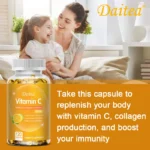 Vitamin C Capsules 2000 mg Rich In Antioxidant Helps Skin & nail and Hair Health Immune System - Image 2