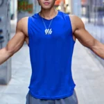 2024 newest Summer Gym Vest High Quality mesh Shirt Sleeveless Men’s Clothing basketball running Fitness Sports Vest men - Image 6