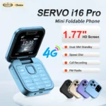 SERVO i16 PRO 4G LTE Mini Flip Mobile Phone Screen Foldable Cellphones