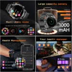 T-Rex 3 Military Grade 1000mAh Battery Smart Watch - Image 4