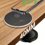 40MM Distance Invisible Hidden Under Desk Wireless Charger Pad Stand Phone Fast Wireless Charging