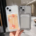 Transparent Card Bag Holder Phone Case For iPhone 17 Pro Max - Image 2