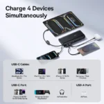 Baseus 145W Power Bank 25000mAh Fast Charging Built-In Type-C Cable - Image 4