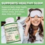 Magnesium L-Threonate Supplement - 1000mg, Supports Quality of Sleep, Focus - Image 5