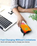 50W Wireless Charger For iPhone 14 15 16 17 Pro Xs Max Mini X Xr Induction Fast Charging Pad - Image 2