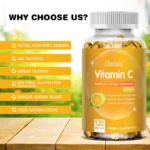 Vitamin C Capsules 2000 mg Rich In Antioxidant Helps Skin & nail and Hair Health Immune System - Image 6