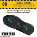 Safety Shoes Men For Work Sneakers Women Men Steel Toe Work Shoes - Image 5
