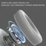 LDON Wireless Headphones Bluetooth 5.3 Hi-Res Audio Over Ear Headset Earphones - Image 2