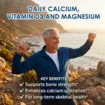 High Absorption 1000 Mg Calcium with 1000 IU Vitamin D, Magnesium, Bone Health Supplement - Image 2