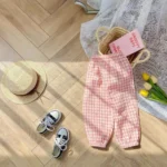 Summer Plaid Mosquito Proof Pants Outdoor Wear Baby Girls New Style Fashion - Image 4
