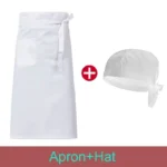 Food Service Kitchen Suit Hotel Chef Apron Cooking Cap Restaurant Cook Work Uniform - Image 4