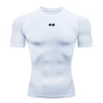 Compression T-shirt men's summer sportswear running T-shirt - Image 5