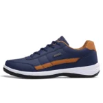 Leather Men Shoes Sneakers Trend Casual Shoe Italian Breathable Leisure - Image 2