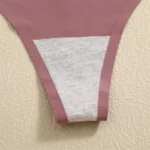 4PCS Ultra-thin Seamless Underwear Women's Invisible Panties Sexy Ice Silk Thongs - Image 5