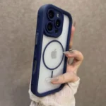 Luxury Matte For Magsafe Transparent Phone Case For iPhone 17 16 15 14 13 12 Pro Max 11 17 Pro - Image 2