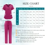 Nurse Uniform Medical Beauty SPA Uniform Dental Scrub Nursing Healthcare Scrubs Set - Image 2