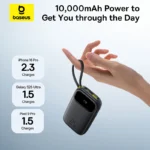 Baseus 22.5W 10000mAh 20000mAh Power Bank Built-In Retractable USB-C - Image 5