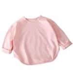 Baby Boys Basic Tee Long Sleeve T-shirts Pure Cotton Baby Girl Tops Kids T-shirt - Image 4