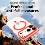 Luxury PE Striped Border For Magsafe Magnetic Wireless Charge Phone Case For iPhone - Image 2