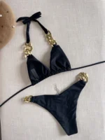 RUOTONGSEPT New Sexy Bikini 2023 Triangle Bathing Suit for Women Brazilian Bikini Set 2-piece - Image 2