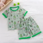 Baby Pajamas Sets Child Pajamas Toddler Short Sleeve Baby Nightwear Pyjamas - Image 6