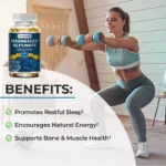 Alxfresh Magnesium Glycinate 500mg Capsule Zinc Vitamin D3 B6 for Muscle, Joint, Nerve Sleep Quality - Image 4