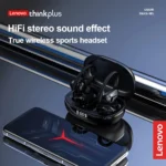 Lenovo LP75 Sports Wireless Earphones with Mics,Button Control - Image 3