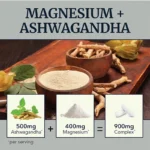 Magnesium + Ashwagandha Supplement, with Magnesium Citrate, Muscle Recovery - Image 4
