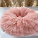 Little Girls Tutu Skirts Black Fluffy Toddler Tulle Princess Ball Gown - Image 2