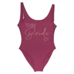 S-3XL White Bridal Swimsuit Women 2025 New Team Bride One-Piece Swimwear - Image 6