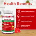 Kids Multivitamin Gummies with Vitamins A/C/D3 & Zinc - Immunity, Brain & Growth Support - Image 2