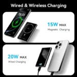 KUULAA Magnetic Power Bank 10000mAh Qi2 PD20W Portable Charger - Image 3