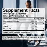 Daitea Magnesium and Zinc Capsules - Magnesium Glycinate Supplement to Support Muscle - Image 6