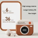 Bluetooth 5.4 vintage fashion wireless earphones, suitable for laptops, tablets, smartphones - Image 4