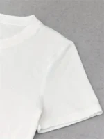 Spice Print Women's Short Sleeve T-Shirt Slim Fit Trendy Fashion Perfect Daily - Image 3